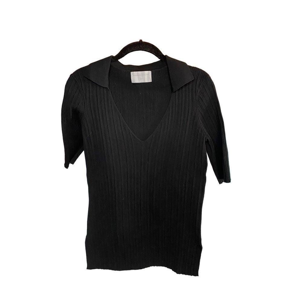Elliot Lauren women’s black knit Ribbed sleeveless top size large